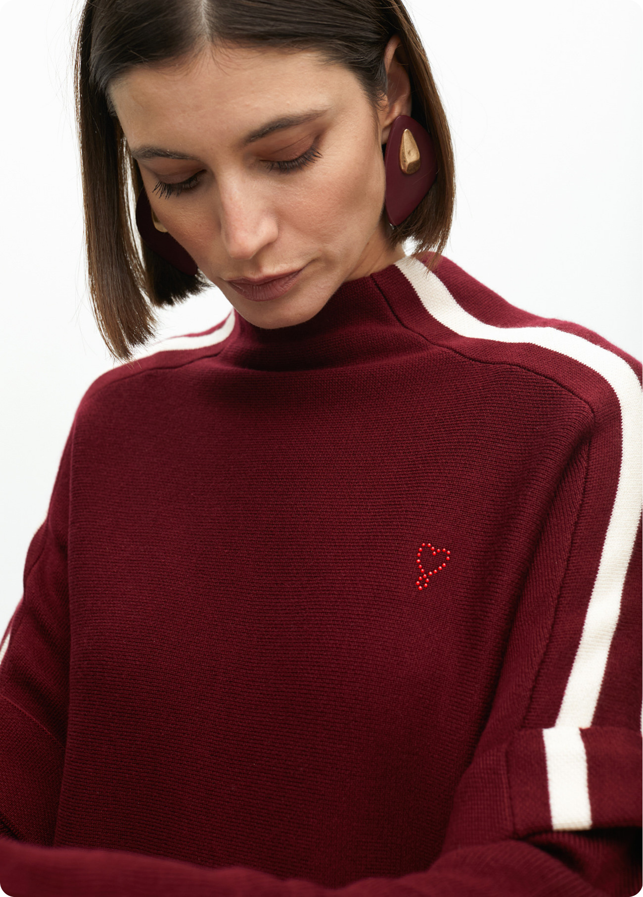 SUÉTER DE MANGAS EM CONTRASTE - LOLA CASADEMUNT