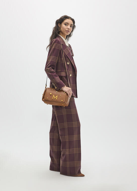 BLAZER ASSERTOADO COM ESTAMPADO DE XADREZ MAITE - LOLA CASADEMUNT