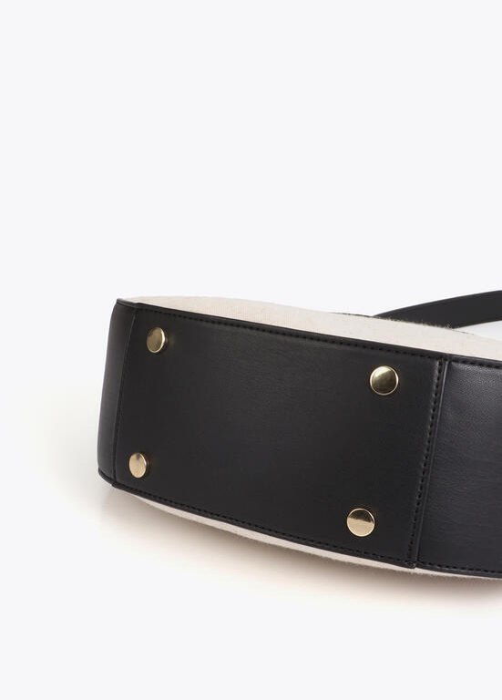 BOLSA TECIDO E ECOPELE - LOLA CASADEMUNT