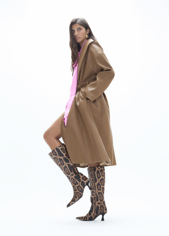 BOTAS ANIMAL PRINT COM FECHO - LOLA CASADEMUNT