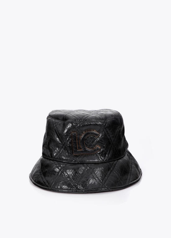 CHAPÉU PRETO ACOLCHOADO IMPERMEÁVEL LC - LOLA CASADEMUNT