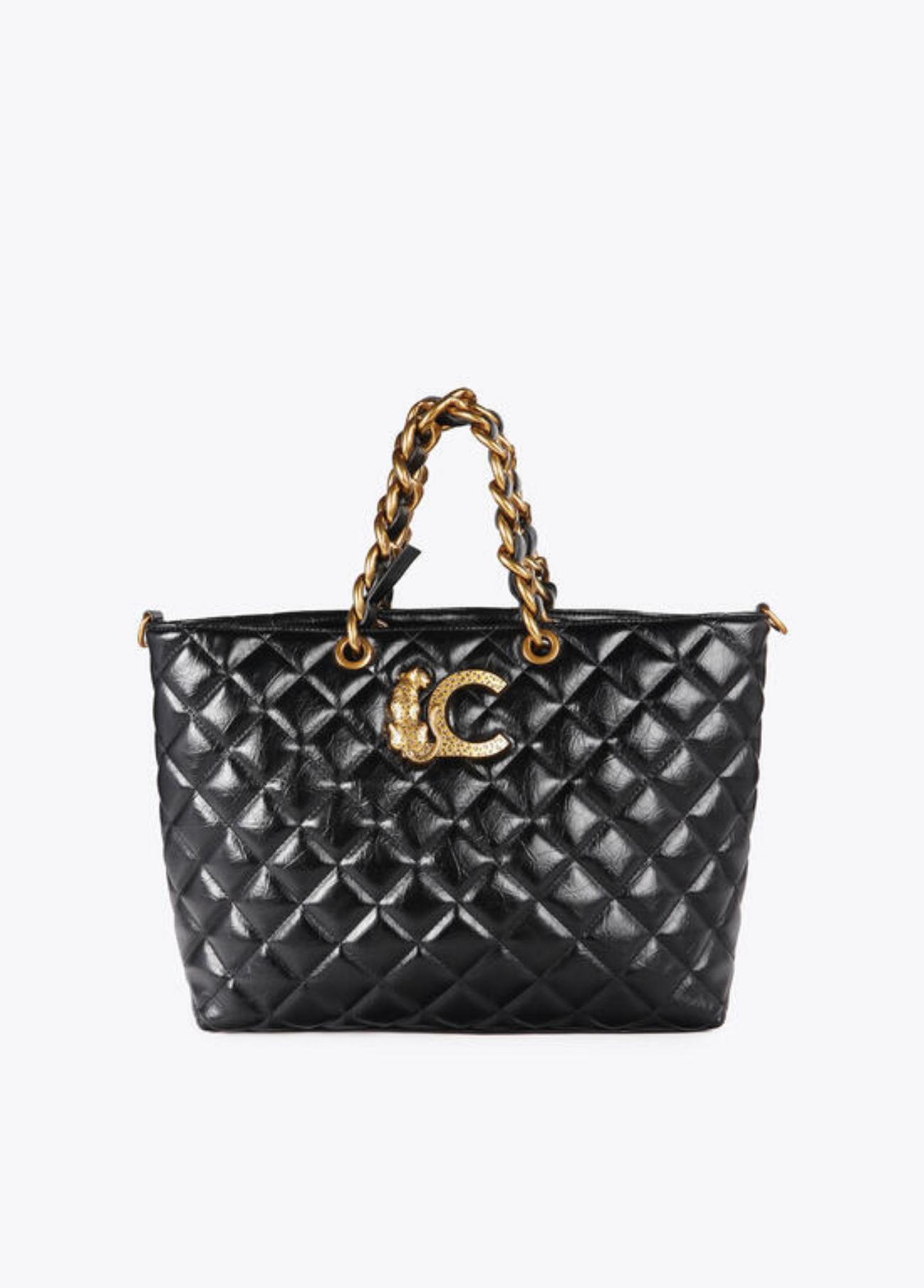 SHOPPER PRETA ALCOCHOADA COM CORRENTE - LOLA CASADEMUNT