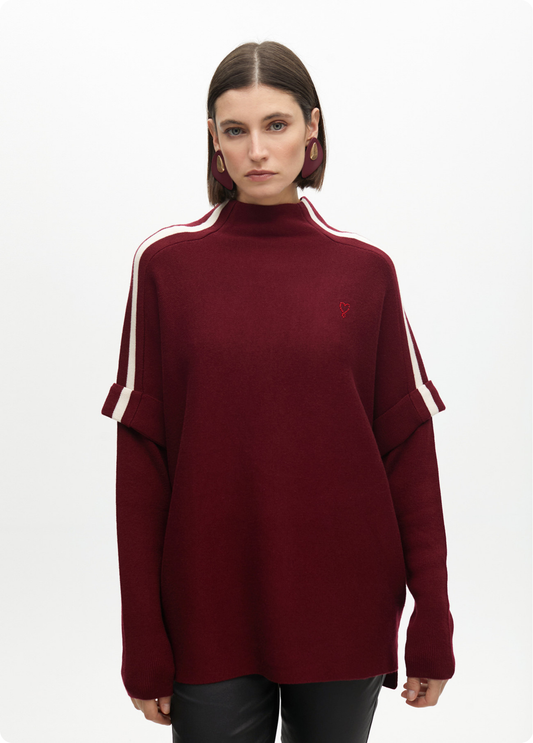 SUÉTER DE MANGAS EM CONTRASTE - LOLA CASADEMUNT