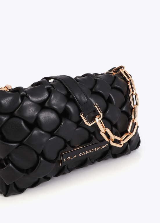 MALA ENTRANÇADA COM ALÇA DE CORRENTE - LOLA CASADEMUNT