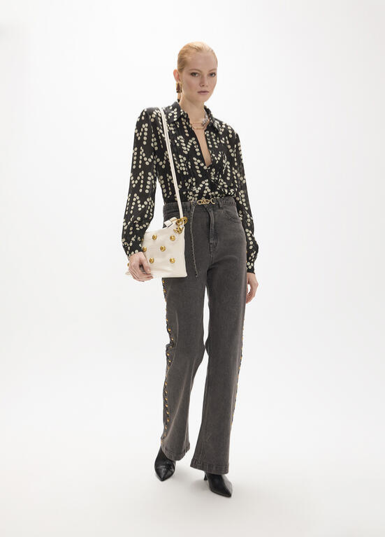 CAMISA COM MONOGRAMA EM BOLINHAS BY MAITE - LOLA CASADEMUNT