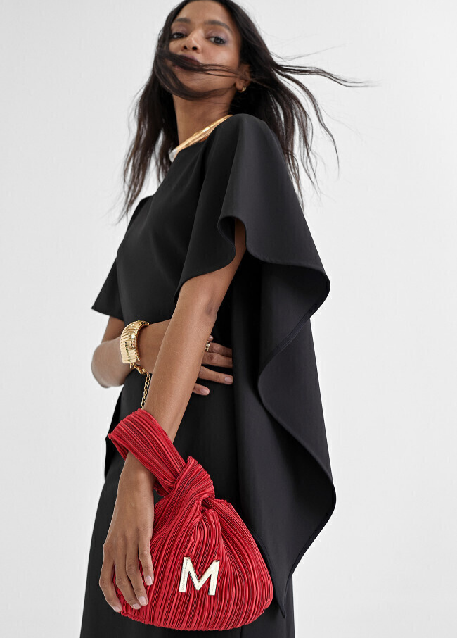 VESTIDO COMPRIDO COM COSTAS ABERTAS E FOLHO - LOLA CASADEMUNT
