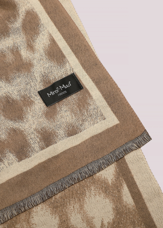 CACHECOL COM ANIMAL PRINT E DUAS FACES - MIMI MUA