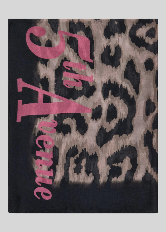 ECHARPE ESTAMPADO EM ANIMAL PRINT - RABE