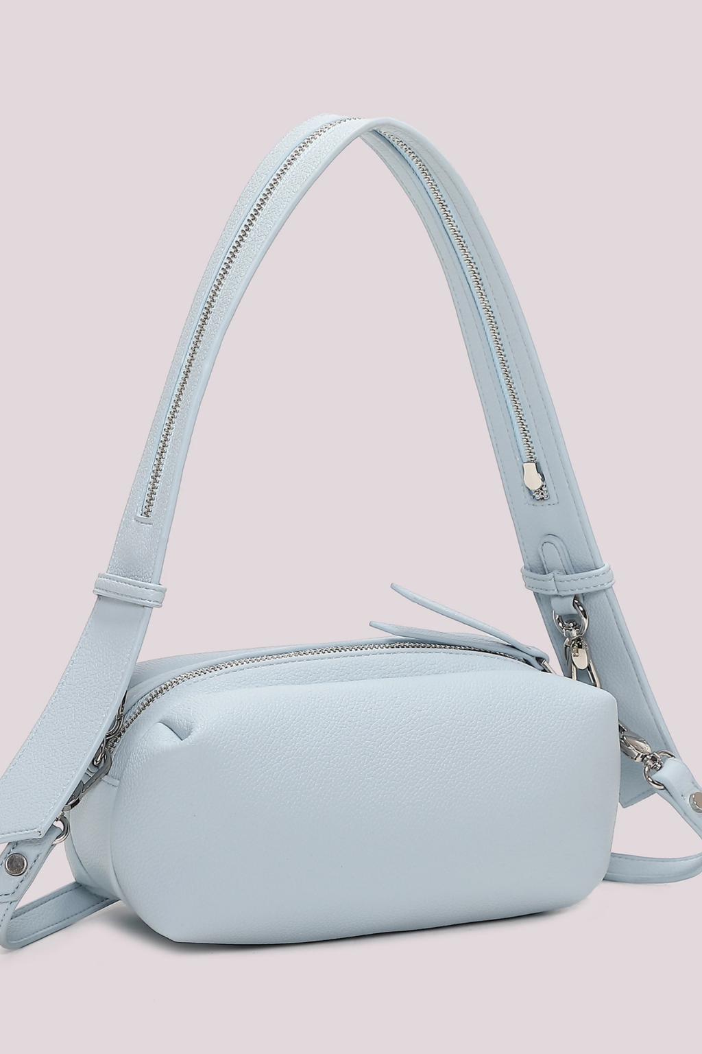 MALA DE OMBRO COM DETALHE DE ZÍPER NA ALÇA - MIMI MUA