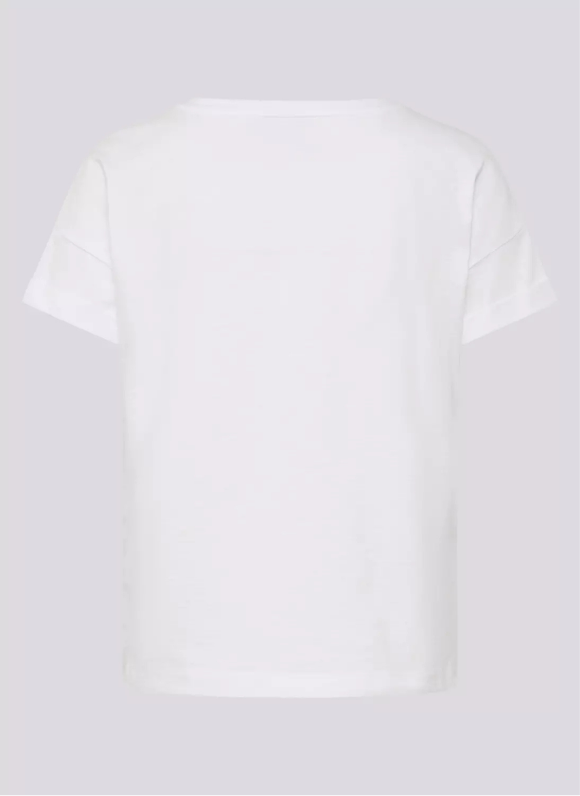 T-SHIRT BRANCA EM ALGODÃO COM STRASS "SUN" MULTICOLOR - RABE