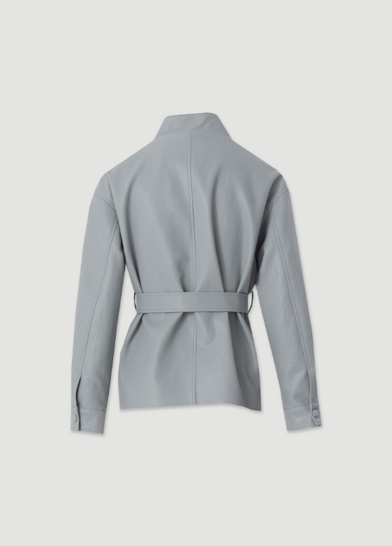 BLUSÃO ECOPELE FEMININO COM CINTO - FERRACHE