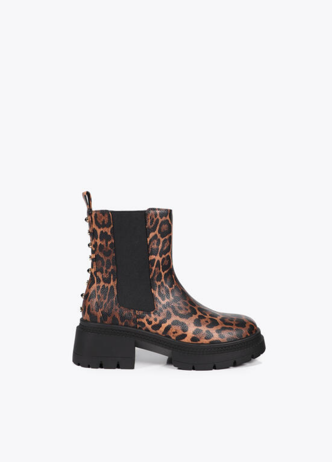 BOTAS ANIMAL PRINT COM TACHAS ATRÁS - LOLA CASADEMUNT