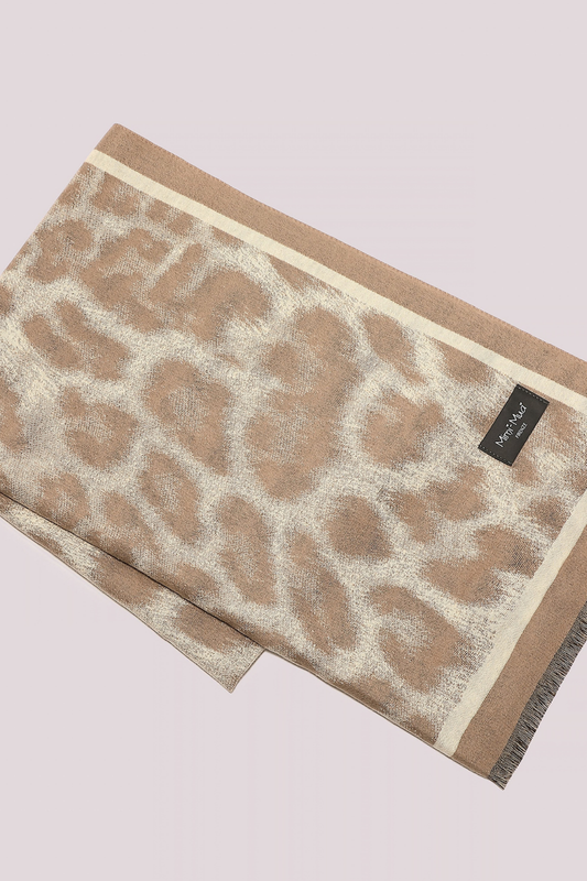 CACHECOL COM ANIMAL PRINT E DUAS FACES - MIMI MUA
