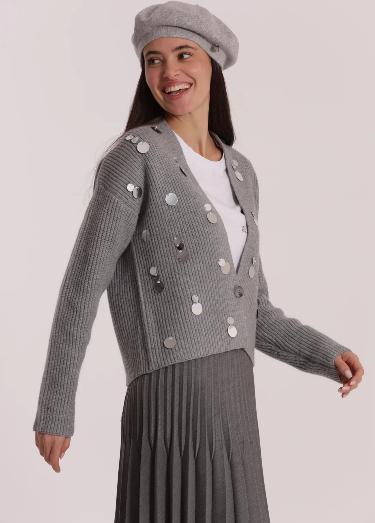 CARDIGAN COM STRASS - MIMI MUA