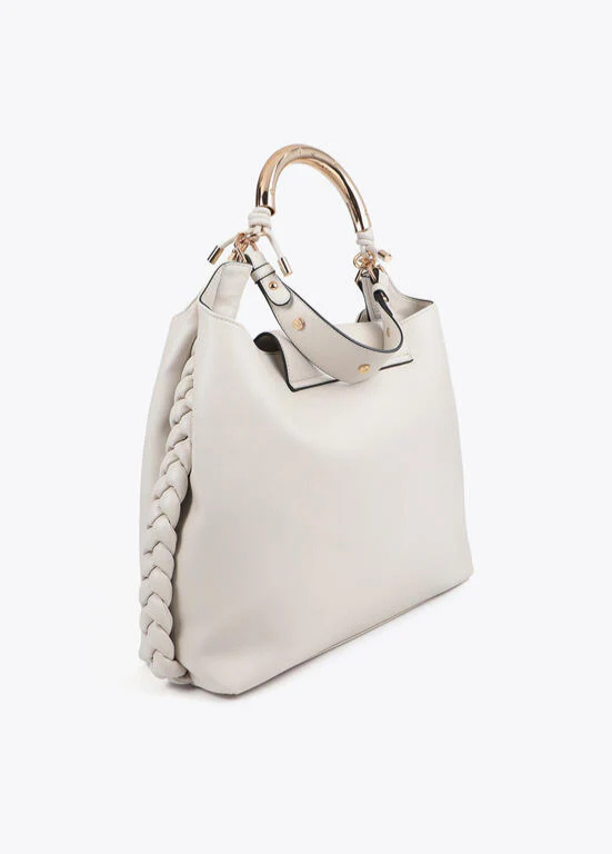 MALA SHOPPER ICÓNICA 1981 COM ALÇA METÁLICA PERSONALIZADA - LOLA CASADEMUNT