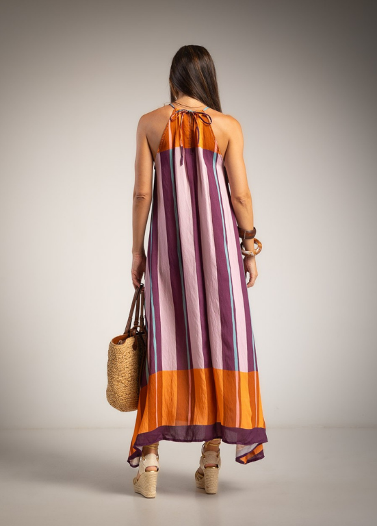 VESTIDO HALTER AJUSTÁVEL COM PEDRAS - ALBANO'S