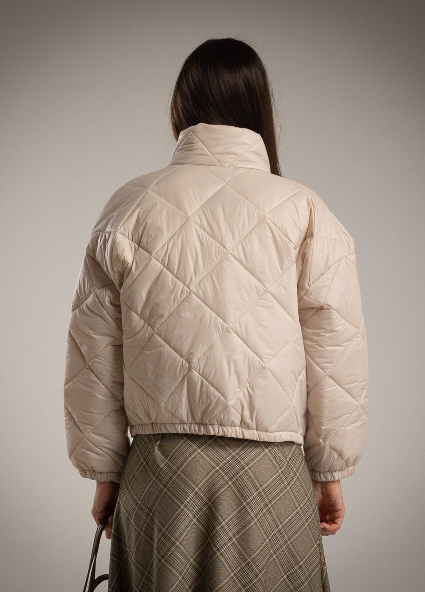 PARKA ACOLCHOADA CURTA COM FECHO NEON - ALBANOS