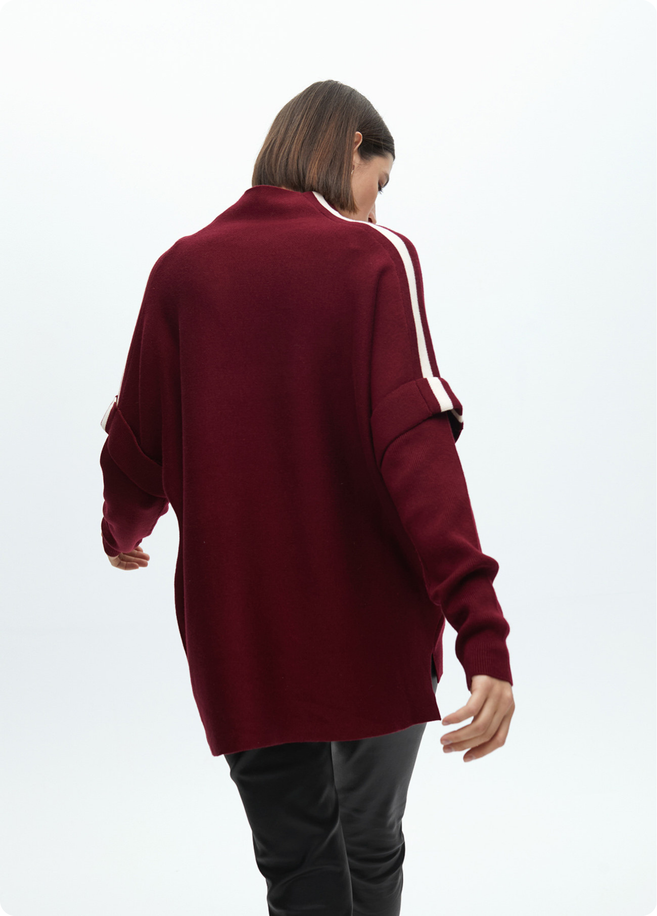 SUÉTER DE MANGAS EM CONTRASTE - LOLA CASADEMUNT