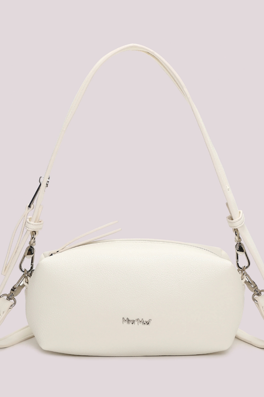 MALA DE OMBRO COM DETALHE DE ZÍPER NA ALÇA - MIMI MUA