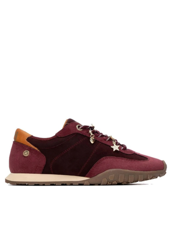 TÉNIS BORDEAUX COM EFEITO CAMURÇA LIGHR FLEXI - XTI SHOES