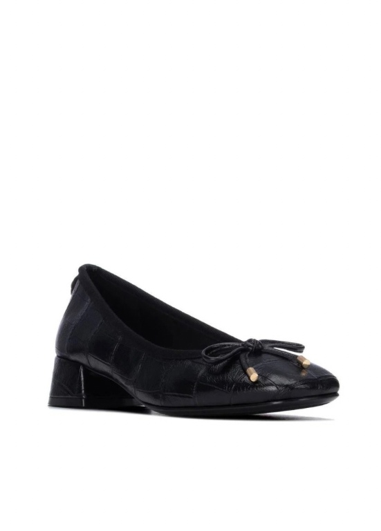SAPATO TIPO PELE DE CROCODILO COM SALTO BAIXO - XTI SHOES