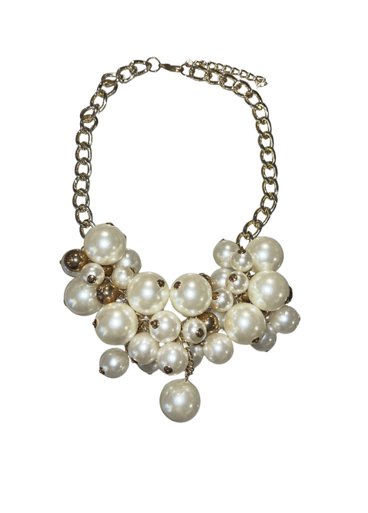 COLAR MAXI COM PÉROLAS - ALIBY