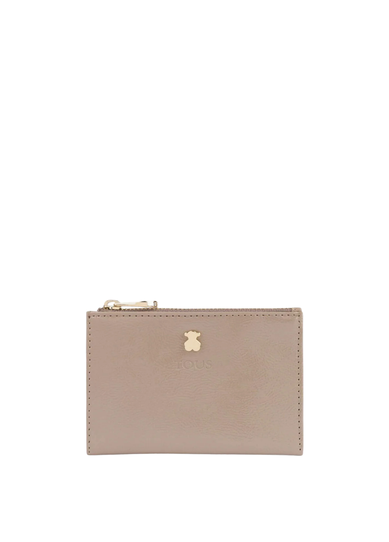 CARTEIRA EFEITO VINIL TAUPE - TOUS