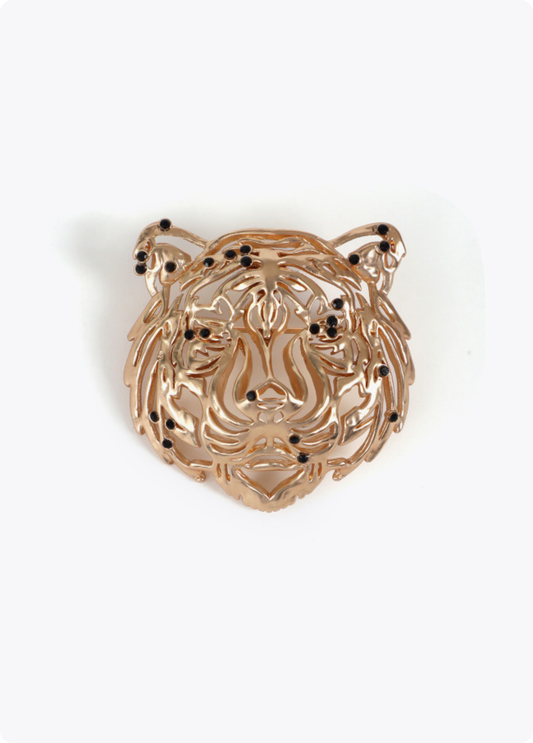 BROCHE CABEÇA DE TIGRE - LOLA CASADEMUNT
