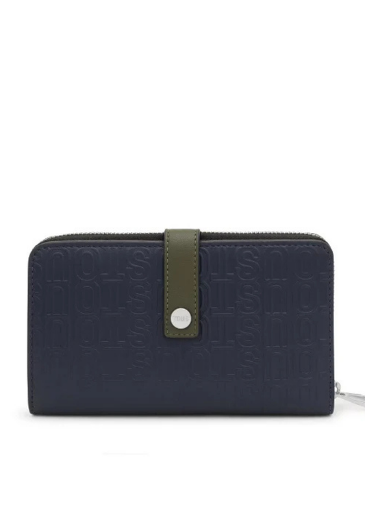 CARTEIRA URBANA LOGO NEW AZUL - TOUS