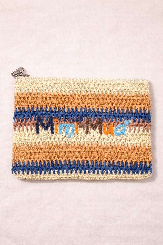 BOLSA DE MÃO TIPO RÁFIA - MIMI MUA