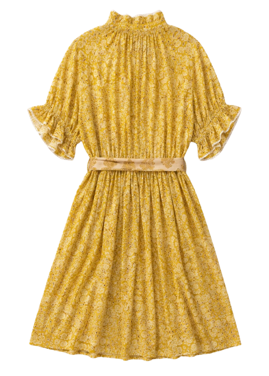VESTIDO CURTO FLORIDO - ALIBY