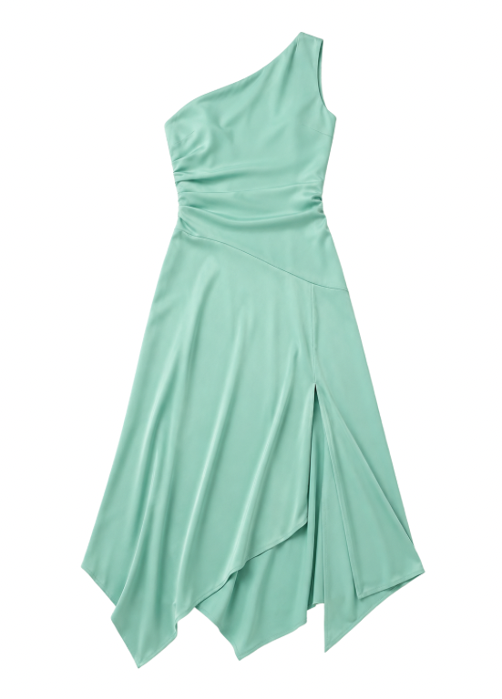 VESTIDO MIDI DE CORTE FLUIDO - ALIBY