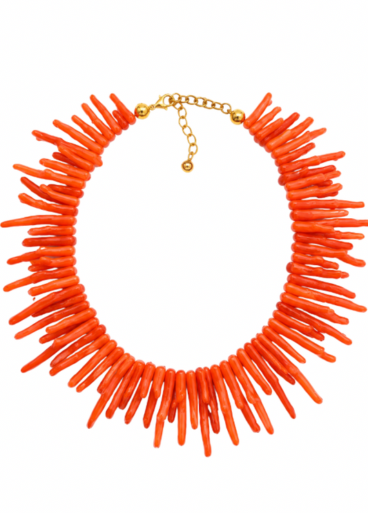 COLAR CORAL VERMELHO - ALIBY