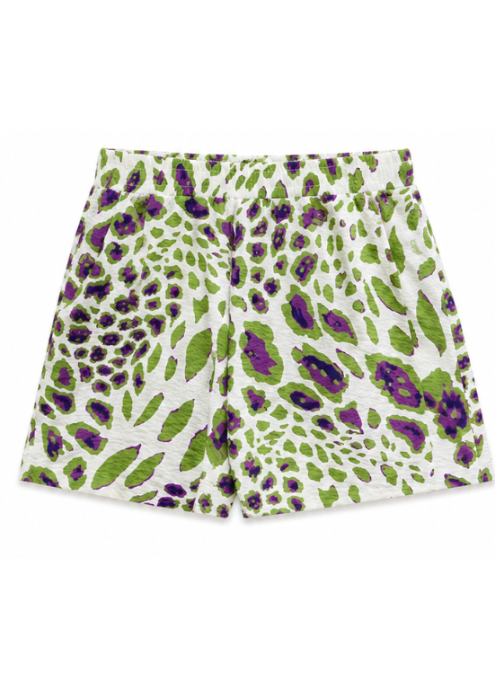 CONJUNTO ESTAMPADO ANIMAL PRINT VERDE E ROXO - ALIBY