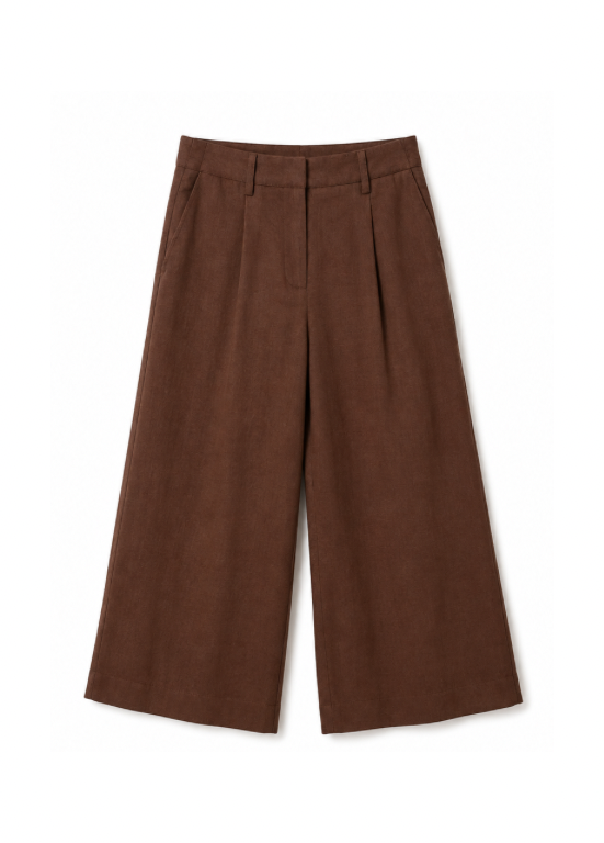 CALÇAS CULOTTES CASTANHAS - ALIBY