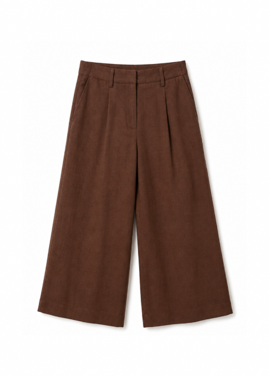 CALÇAS CULOTTES CASTANHAS - ALIBY