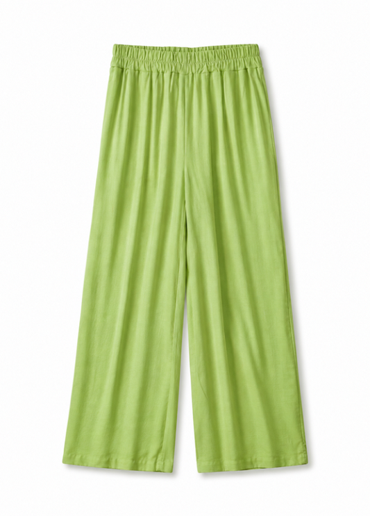 CALÇAS FLUIDAS VERDE LIMA - ALIBY