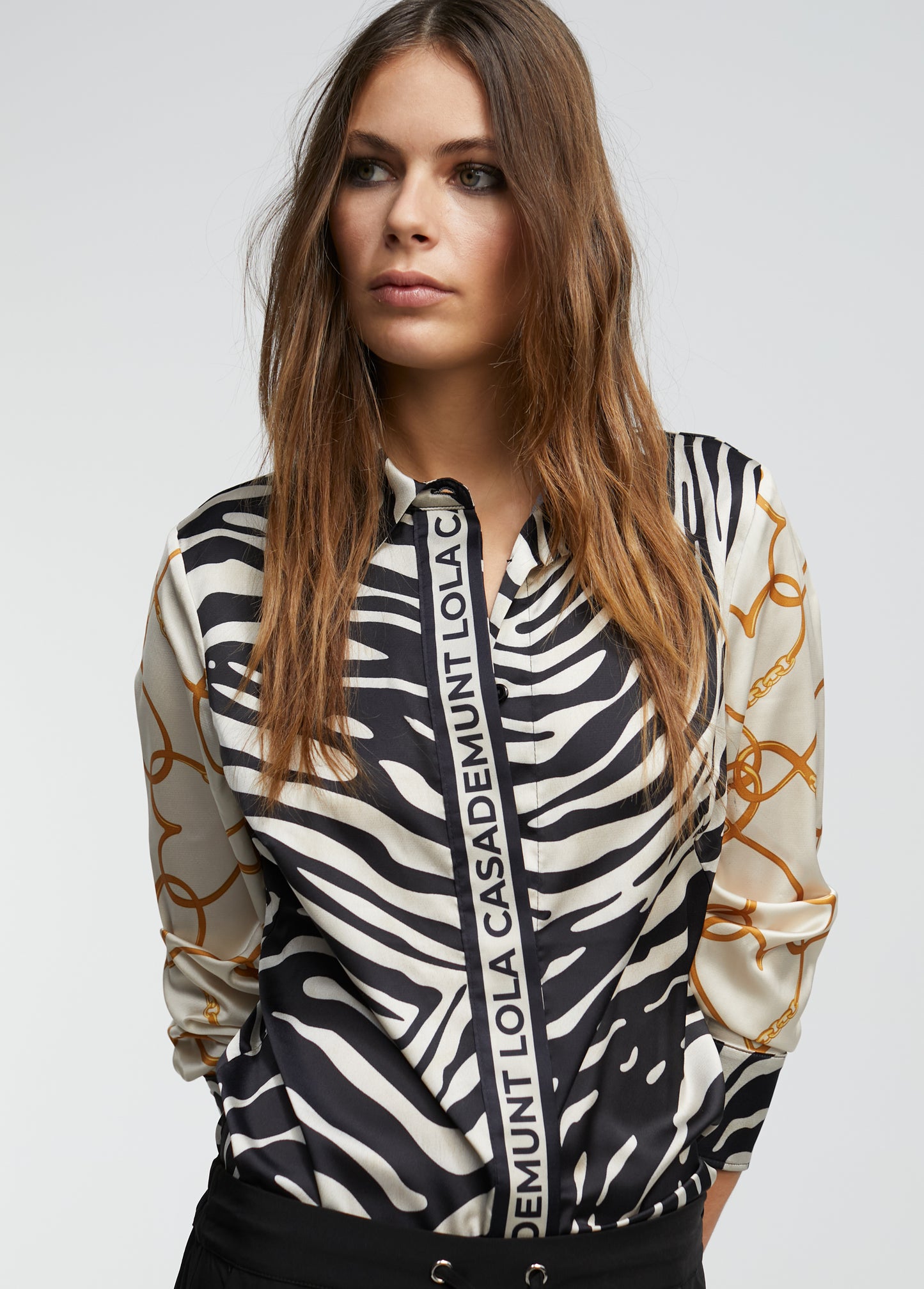 CAMISA ZEBRA E CORDAS - LOLA CASADEMUNT