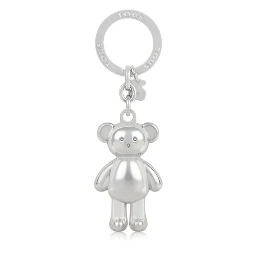 PORTA-CHAVES URSO TEDDY BEAR PRATEADO - TOUS