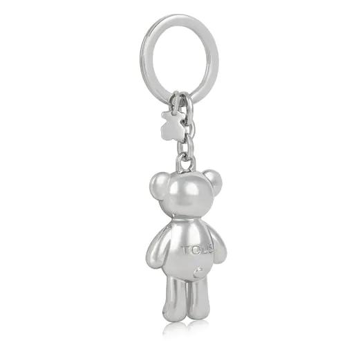 PORTA-CHAVES URSO TEDDY BEAR PRATEADO - TOUS