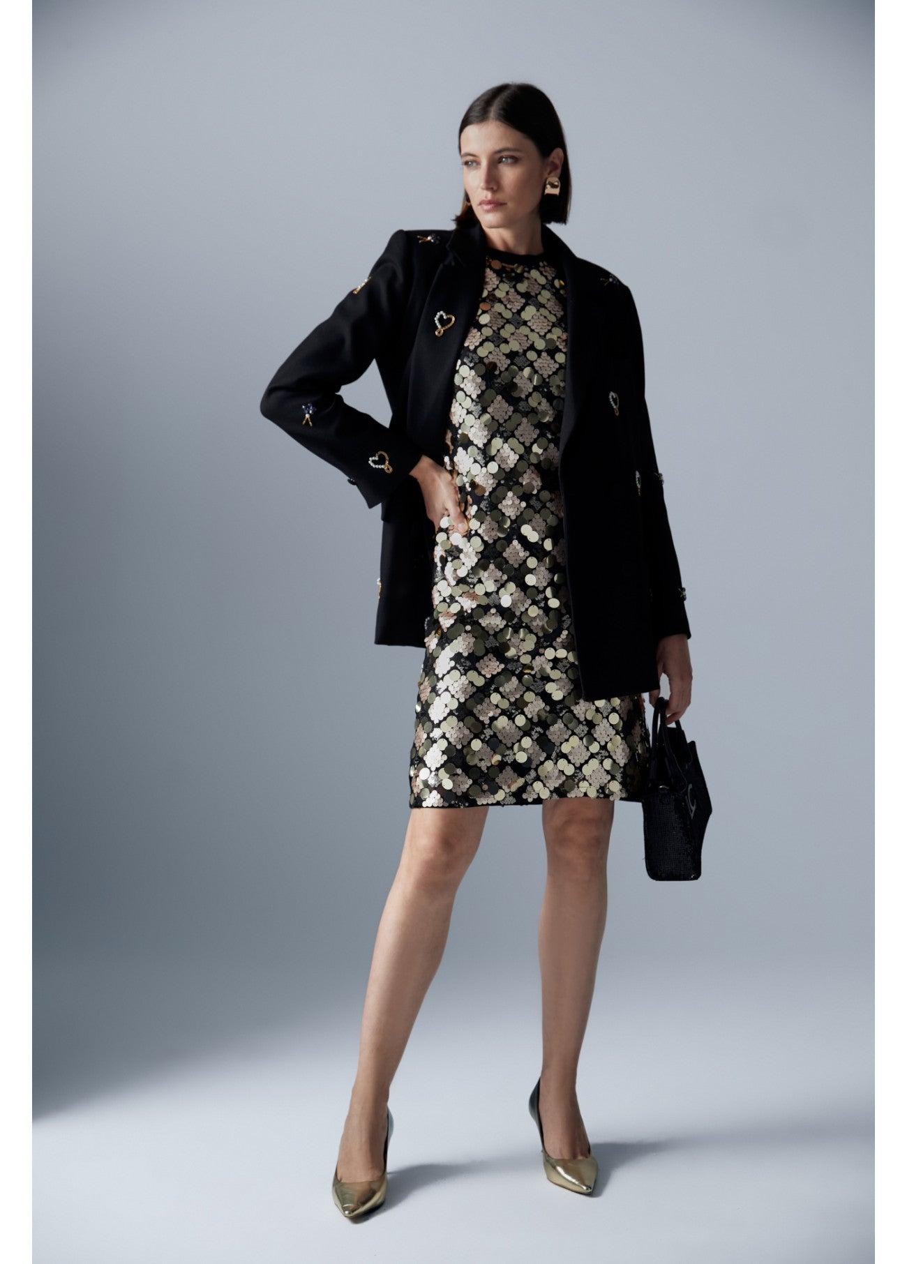 BLAZER BORDADO COM DETALHES DE JÓIAS - LOLA CASADEMUNT