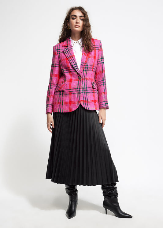 BLAZER AOS QUADRADOS TWEED - LOLA CASADEMUNT