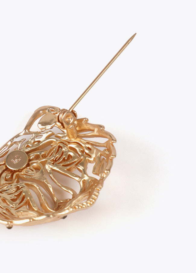 BROCHE CABEÇA DE TIGRE - LOLA CASADEMUNT