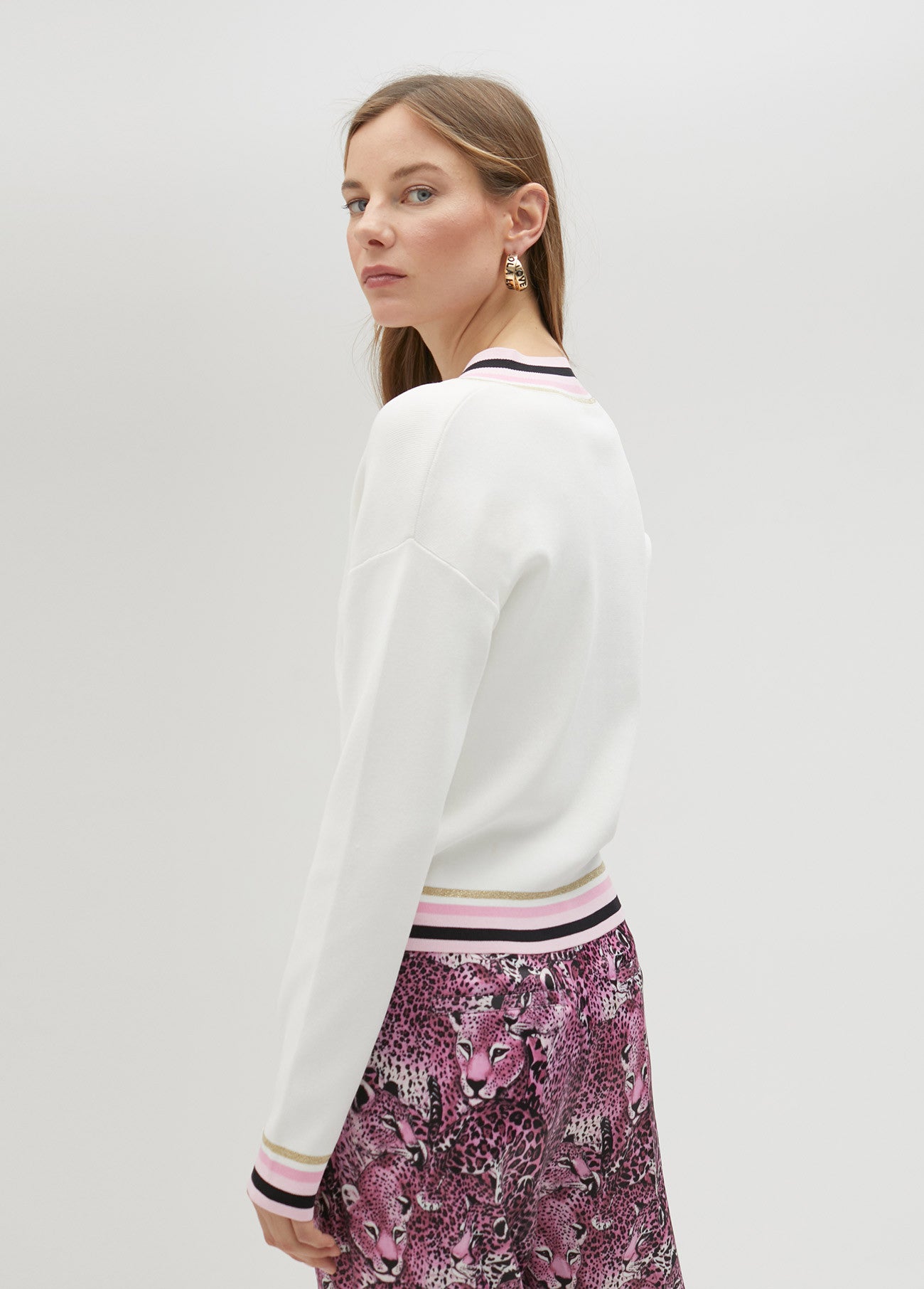 CAMISOLA COM PORMENOR COLORIDO - LOLA CASADEMUNT
