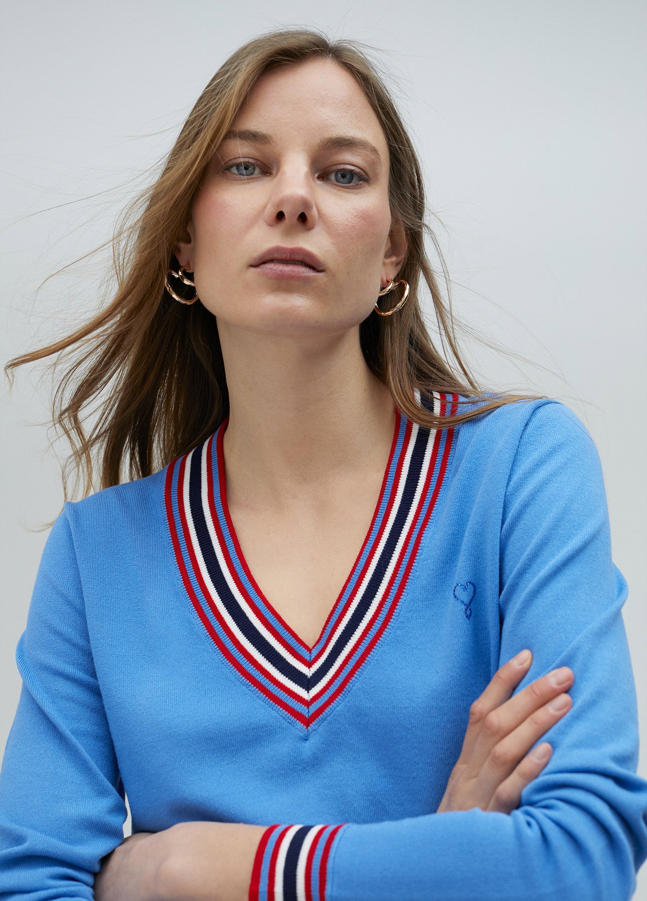 CAMISOLA COM PORMENOR COLORIDO - LOLA CASADEMUNT