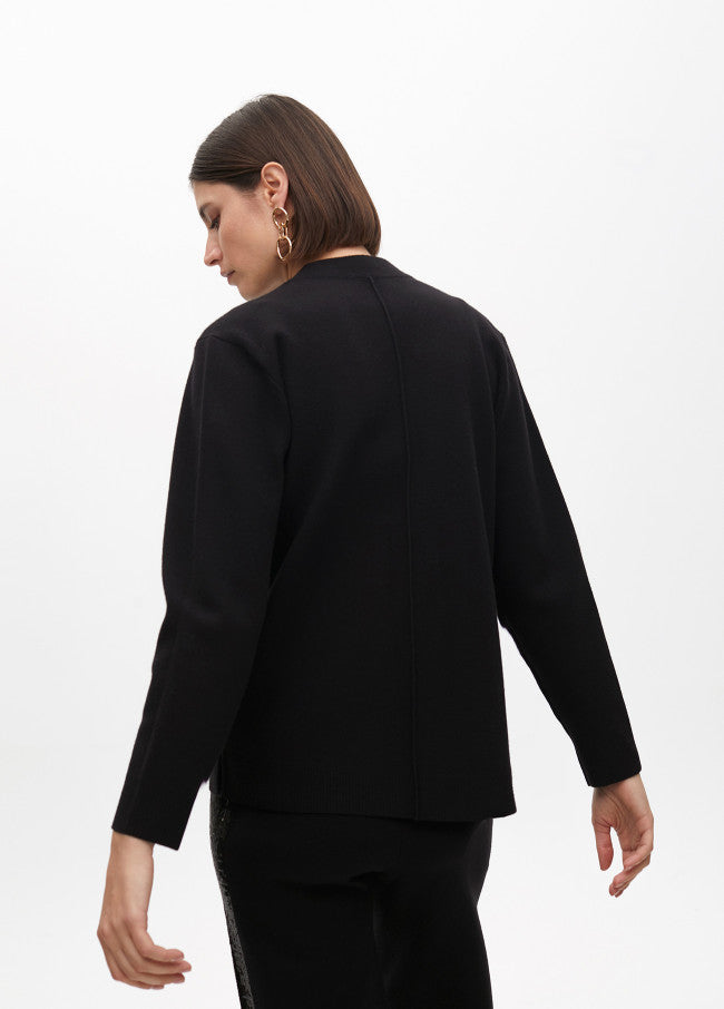 CARDIGAN DE MALHA DETALHE LANTEJOULAS - LOLA CASADEMUNT