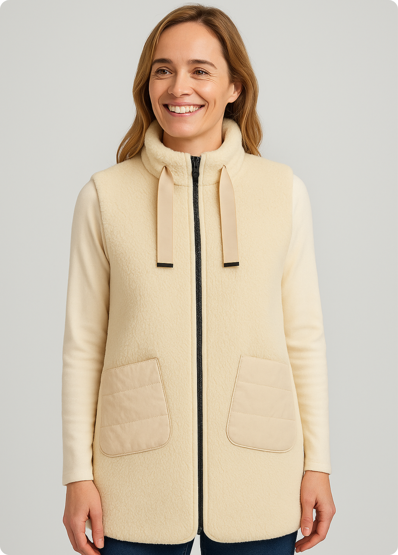 COLETE PÊLO CURTO SINTÉTICO - BARBARA LEBEK