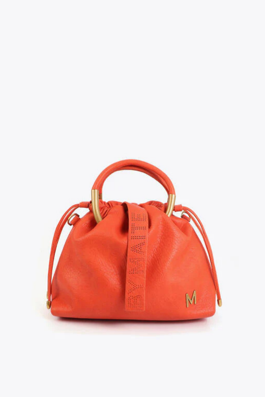 BOLSA SOFISTICADA EM EFEITO COURO COM ALÇA REDONDA - LOLA CASADEMUNT